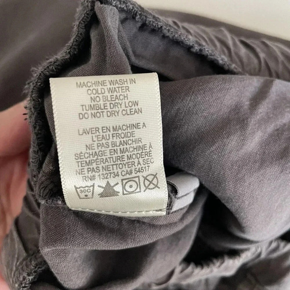 Anthropology Cloth & Stone Women XS Gray Tencel Pull on Jogger Pants Comfy - Picture 8 of 13